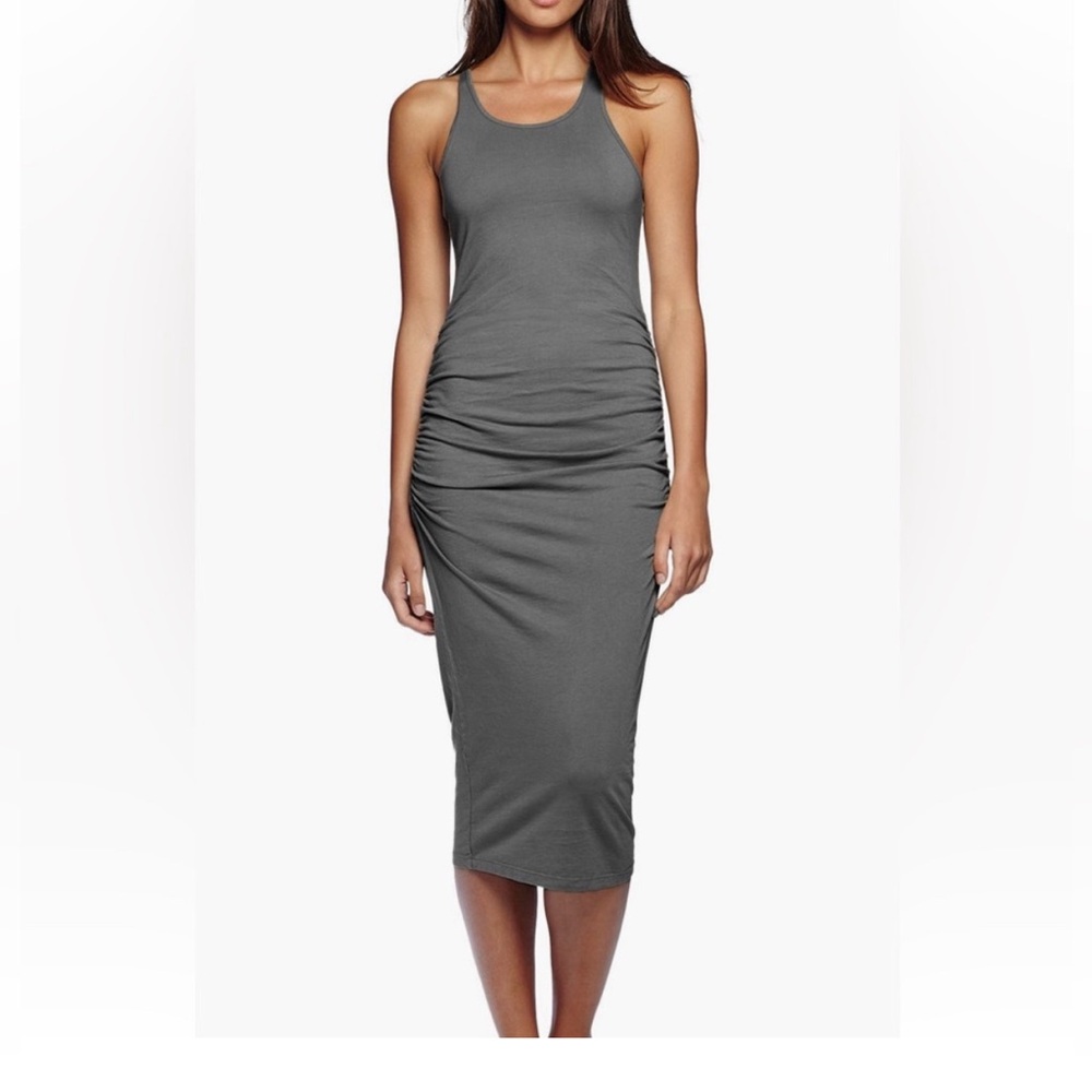 Michaels stars midi sleeve dress navy small